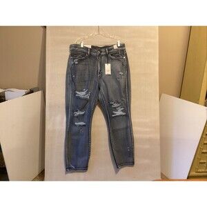 judy blue jeans 20w boyfriend distressed high waist